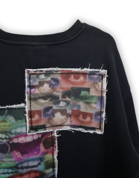 Bluza cropped (czarna)