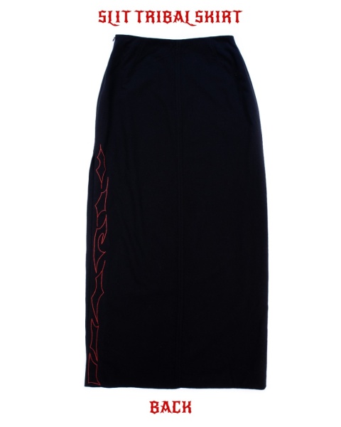 Slit tribal skirt