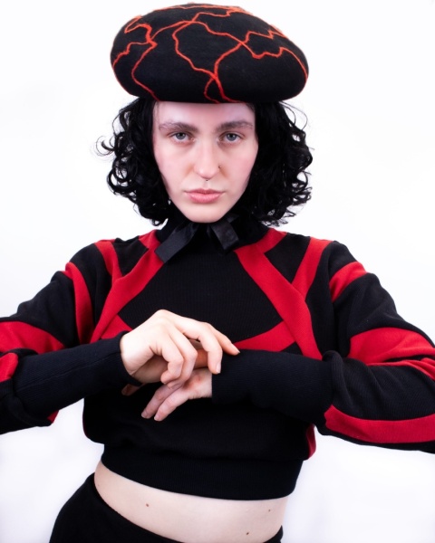 Black widow sweater