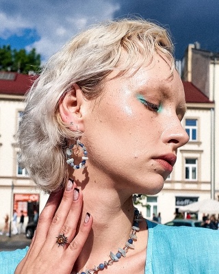 Aquamarine earings no. 3