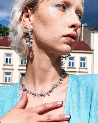 Aquamarine necklace no. 4
