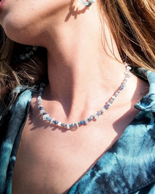 Aquamarine necklace no. 1